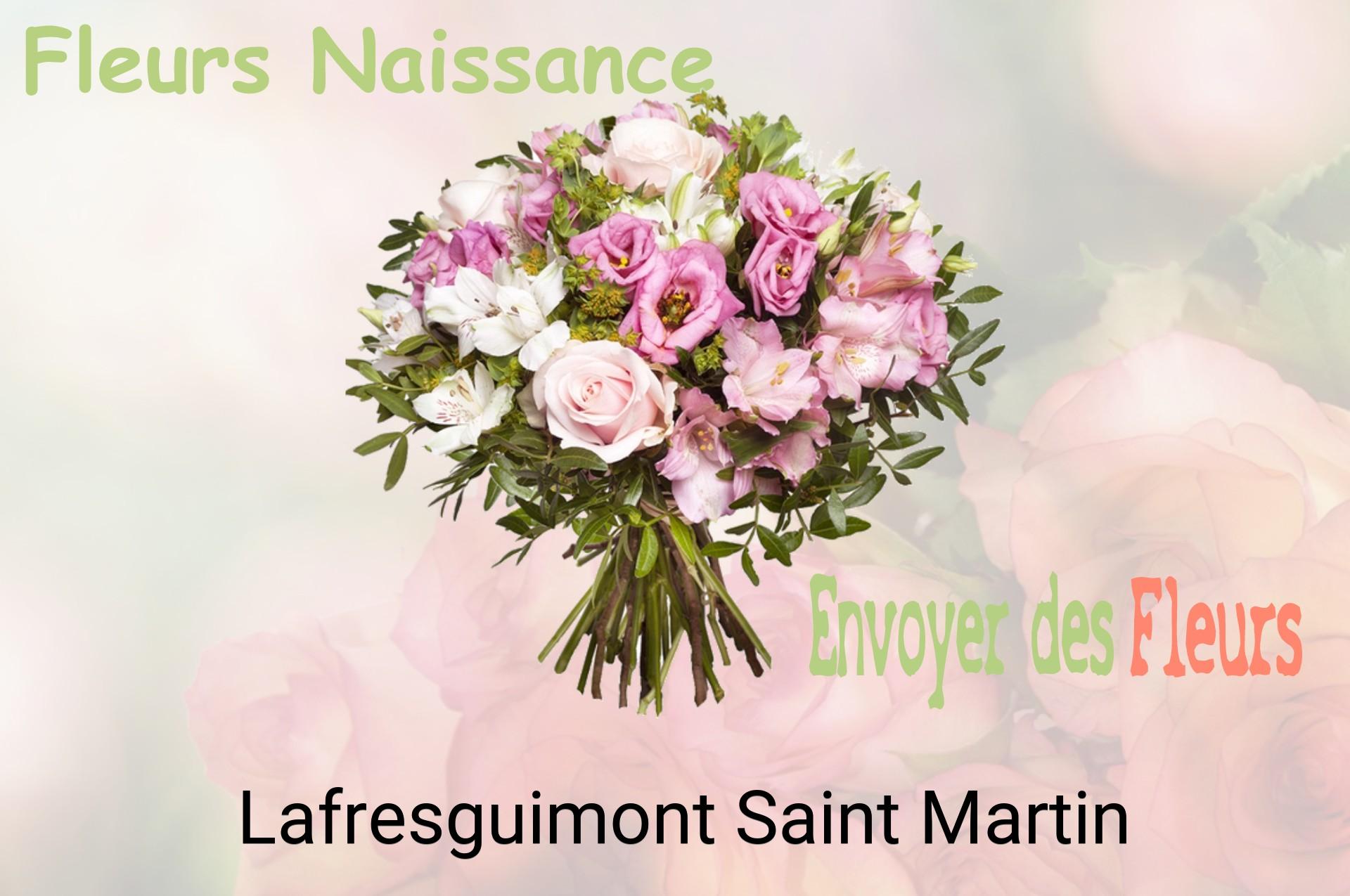 Bouquet de fleurs de naissance livré à Lafresguimont-Saint-Martin